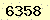 請輸入此驗證碼 : 6358