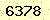 請輸入此驗證碼 : 6378