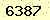 請輸入此驗證碼 : 6387