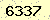 請輸入此驗證碼 : 6337