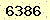 請輸入此驗證碼 : 6386