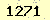 請輸入此驗證碼 : 1271