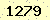 請輸入此驗證碼 : 1279