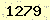 請輸入此驗證碼 : 1279