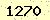 請輸入此驗證碼 : 1270