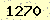 請輸入此驗證碼 : 1270