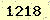 請輸入此驗證碼 : 1218