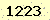 請輸入此驗證碼 : 1223