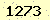 請輸入此驗證碼 : 1273