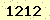 請輸入此驗證碼 : 1212
