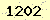 請輸入此驗證碼 : 1202