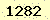 請輸入此驗證碼 : 1282