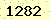 請輸入此驗證碼 : 1282