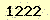 請輸入此驗證碼 : 1222