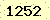 請輸入此驗證碼 : 1252