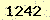 請輸入此驗證碼 : 1242