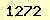 請輸入此驗證碼 : 1272