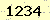 請輸入此驗證碼 : 1234