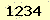 請輸入此驗證碼 : 1234