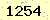 請輸入此驗證碼 : 1254