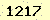 請輸入此驗證碼 : 1217
