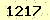 請輸入此驗證碼 : 1217