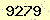 請輸入此驗證碼 : 9279