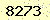 請輸入此驗證碼 : 8273