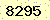 請輸入此驗證碼 : 8295