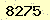請輸入此驗證碼 : 8275