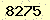 請輸入此驗證碼 : 8275