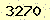 請輸入此驗證碼 : 3270