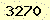 請輸入此驗證碼 : 3270