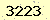請輸入此驗證碼 : 3223