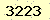 請輸入此驗證碼 : 3223