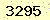 請輸入此驗證碼 : 3295