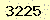 請輸入此驗證碼 : 3225