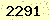 請輸入此驗證碼 : 2291