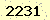 請輸入此驗證碼 : 2231