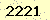 請輸入此驗證碼 : 2221