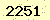 請輸入此驗證碼 : 2251