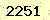 請輸入此驗證碼 : 2251