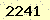 請輸入此驗證碼 : 2241