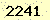 請輸入此驗證碼 : 2241
