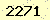 請輸入此驗證碼 : 2271