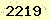 請輸入此驗證碼 : 2219