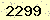 請輸入此驗證碼 : 2299