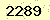 請輸入此驗證碼 : 2289