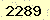 請輸入此驗證碼 : 2289