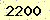 請輸入此驗證碼 : 2200